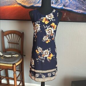 Floral Sleeveless Mini Dress